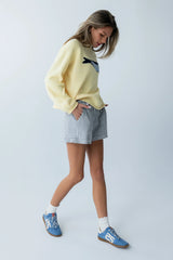 Brady Knit Sweater In Butter Yellow