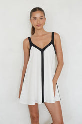 Oak Shift Mini Dress