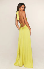 Delicate Delight Maxi Dress Chartreuse