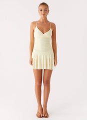 Emily Mini Dress - Yellow
