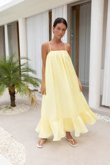 Limoncello Spritz Maxi Dress Yellow
