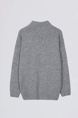 Soft Knit Oversized Jumper in Grey