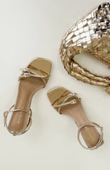 Addicted To You Heels Gold