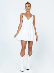 Dionne Mini Dress White