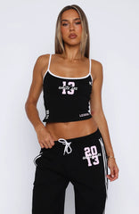 All Star Season Singlet Black