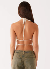Bennie Halter Top - Ivory