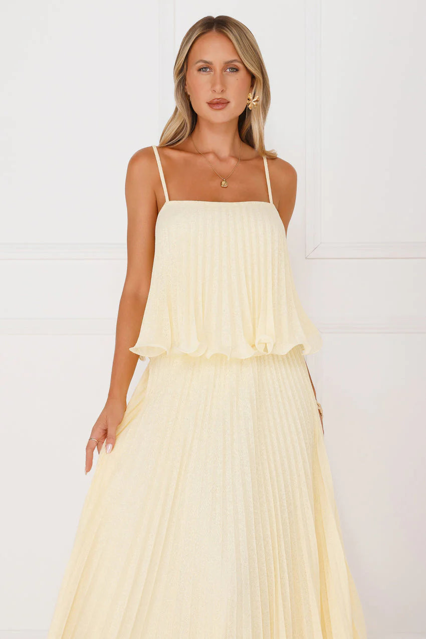 Real Deal Crop Top Yellow