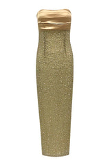 Lainey Pearls Beaded Maxi Dress
